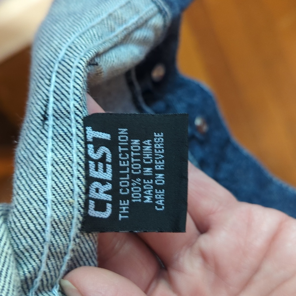 Crest Jeans Denim Jacket Sz XL - Picture 7 of 8